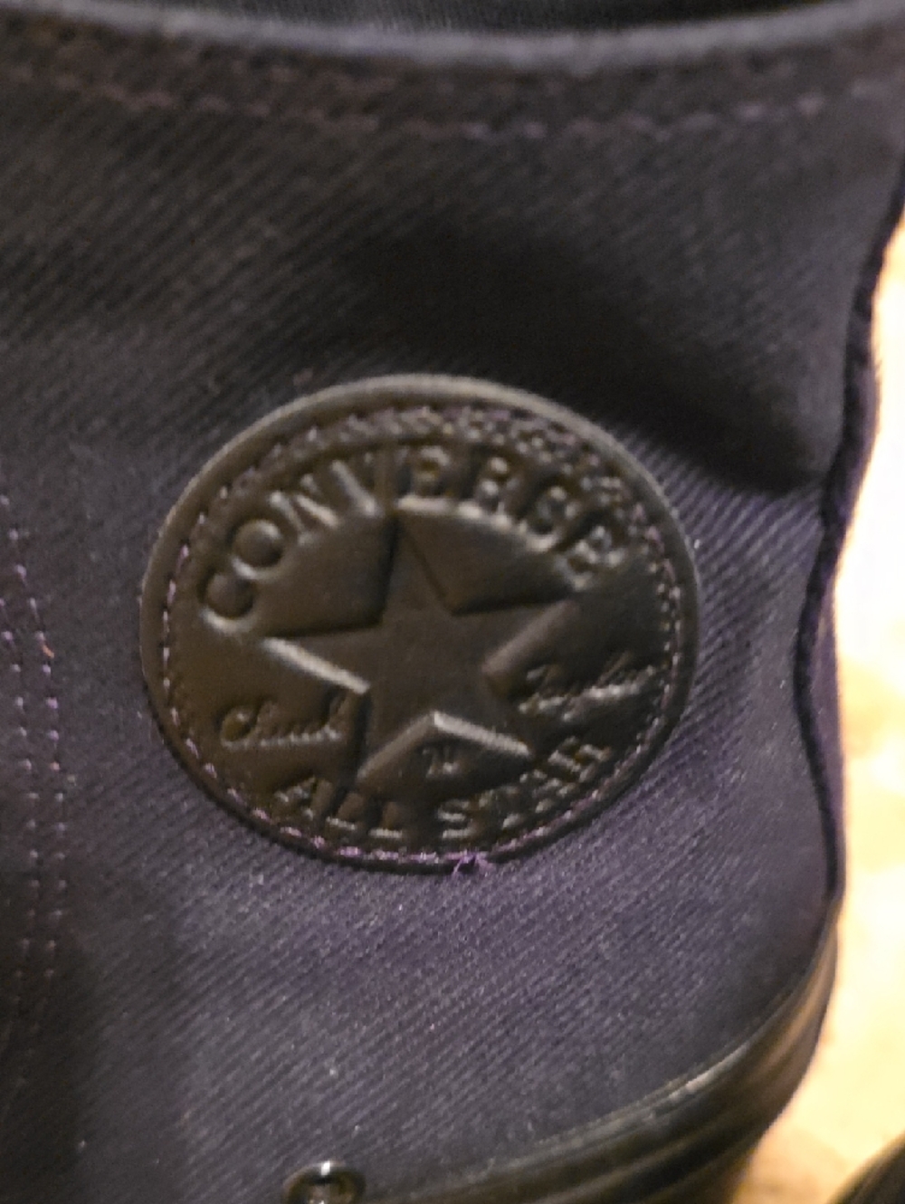 Converse Women's Platform High-Top Boots in Dark Navy - Picture 6 of 7